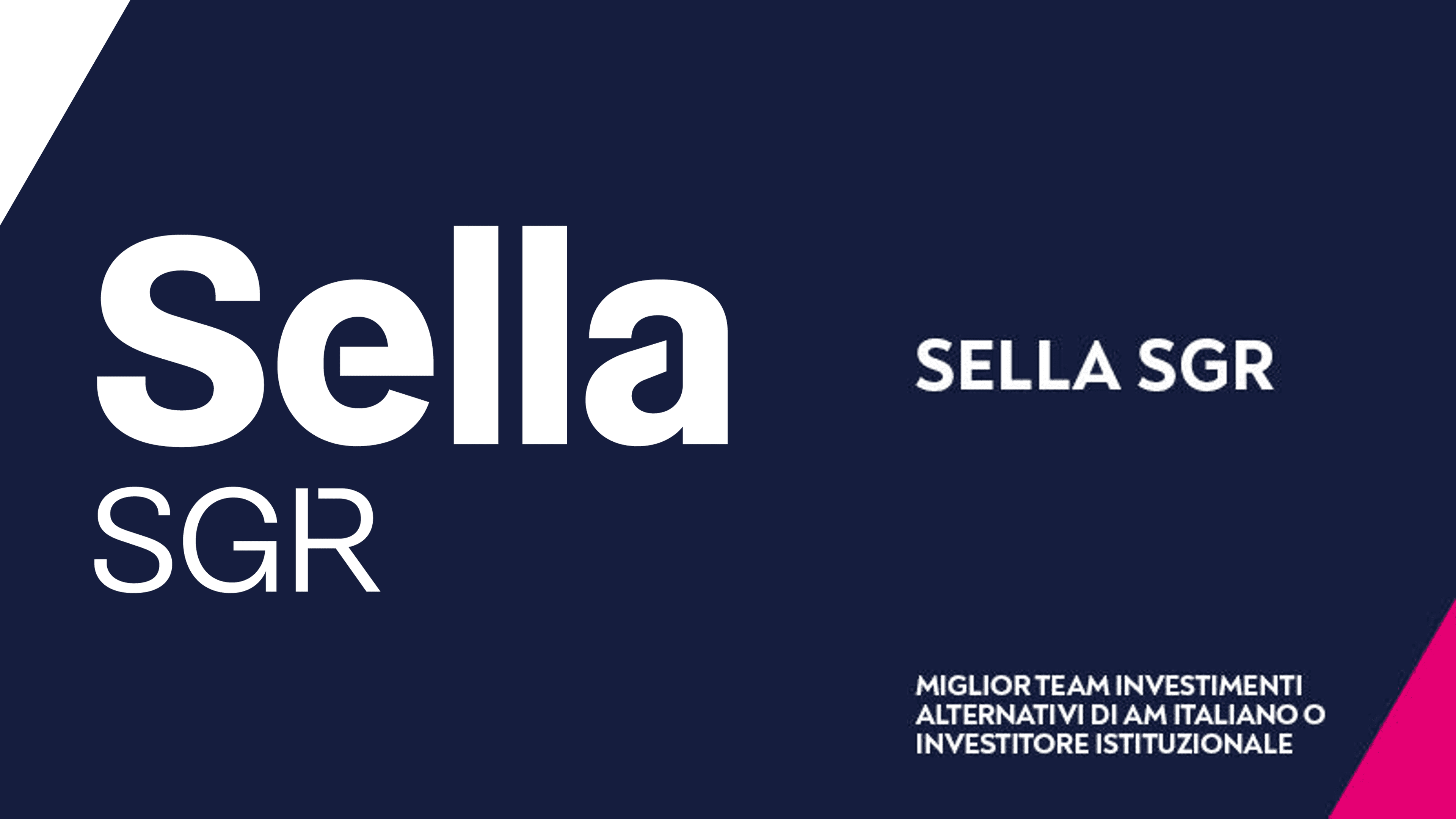 Il team Investimenti Alternativi di Sella SGR candidato ai FundsPeople Awards 2026